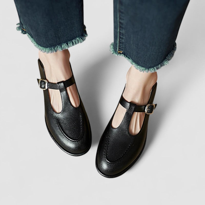 Camila – Chaussures orthopédiques Mary Jane à talon bas