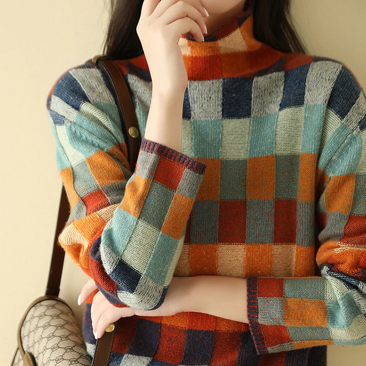 Élise - Pull en cachemire doux à roulé